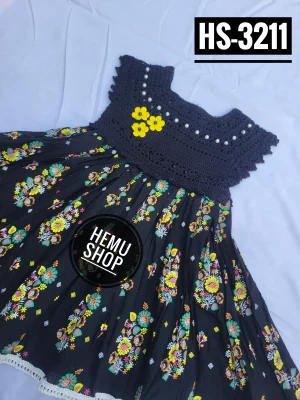 কুশিকাটা বেবি ড্রেস। কোড-3211
